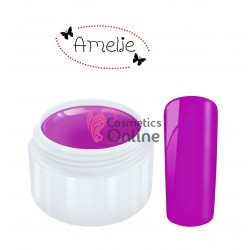 Gel UV Amelie color mov Lila Nightshine 5ml  + 1 Cutie cu paiete Holografice Cadou
